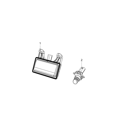 2020 Jeep Compass Switches, Doors, Mirrors And Liftgate Diagram 1