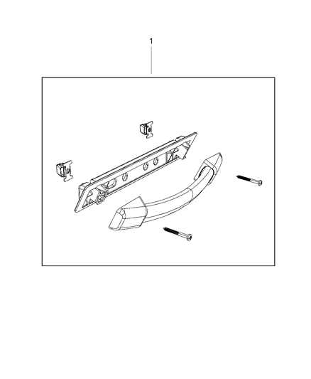 2020 Dodge Challenger Coat Hooks And Pull Handles Diagram 2