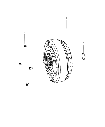 Torque Converter - 2009 Jeep Wrangler