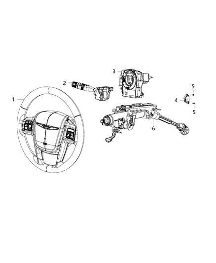 2019 Dodge Grand Caravan Sensors, Suspension & Steering Diagram