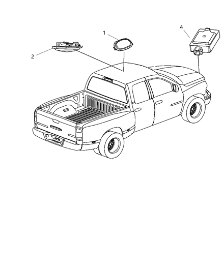 2007 Dodge Ram 1500 Lamps Courtesy Diagram