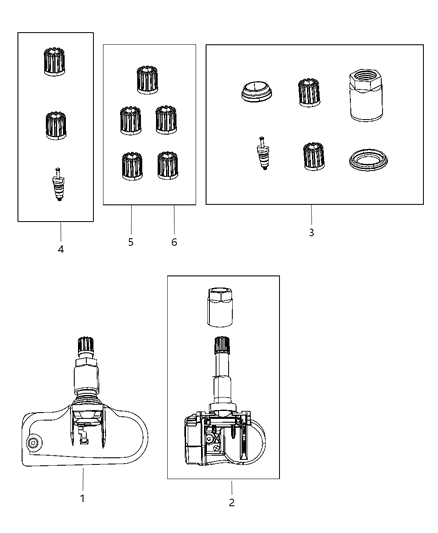 2010 Jeep Compass Tire Monitoring System Diagram