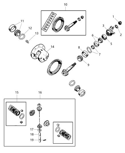 1998 Jeep Wrangler Differential Diagram 1