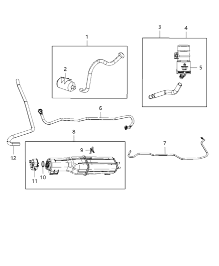 2013 Ram 1500 Tube-Control Valve To CANISTER Diagram for 55398515AB