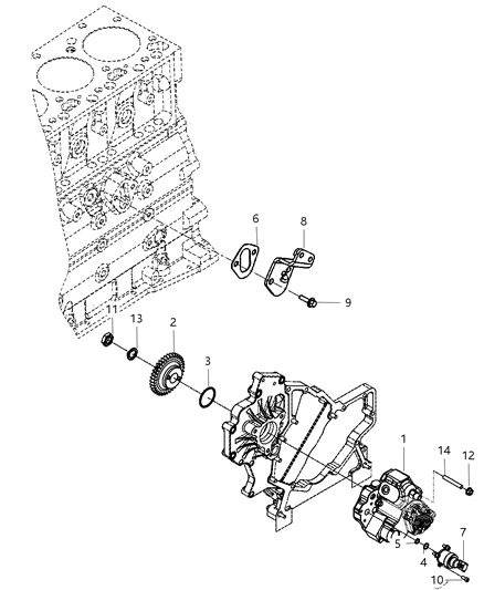 2009 Dodge Ram 3500 Fuel Injection Pump Diagram