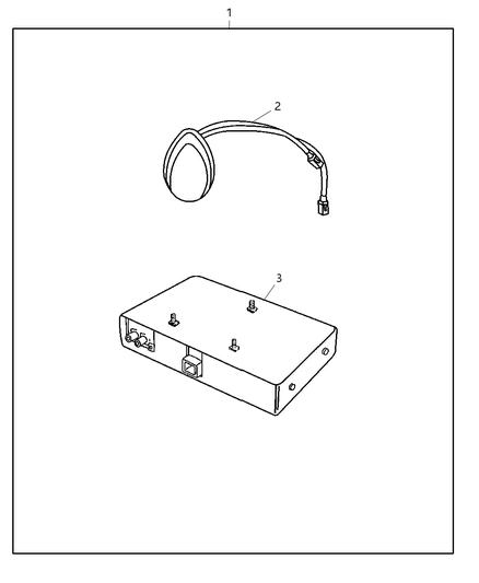 2005 Chrysler 300 Satellite Receiver Kit Diagram