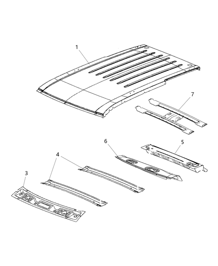 2013 Dodge Durango Tape Diagram for 68079316AC