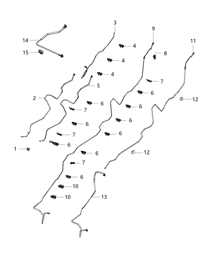 2016 Ram 4500 Fuel Lines, Rear Diagram 2