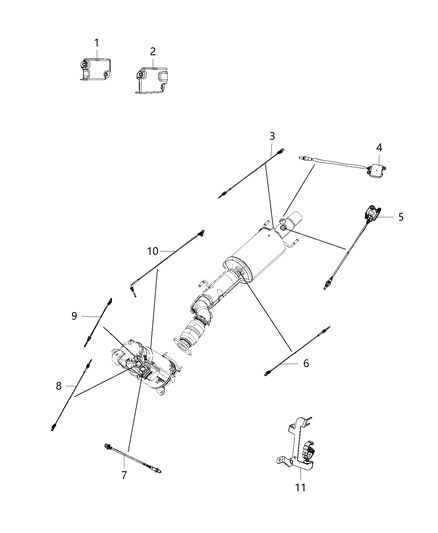 2014 Ram ProMaster 1500 Sensors, Oxygen And Exhaust Diagram