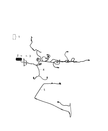 2020 Ram 3500 Wiring, Front Door Diagram