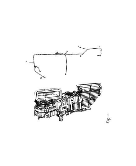 2020 Ram 3500 Wiring - A/C & Heater Diagram