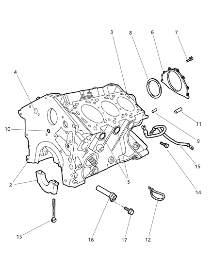 2000 Chrysler Concorde Cylinder Block Diagram 3