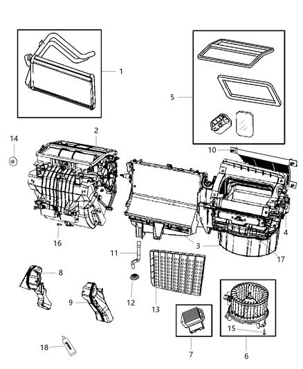 2017 Jeep Patriot Heater Unit Diagram