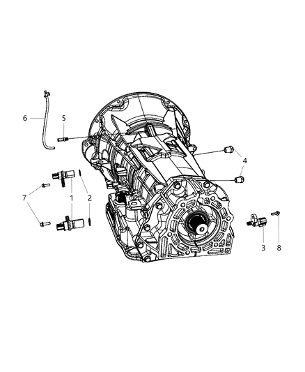 2012 Jeep Grand Cherokee Sensors , Vents And Quick Connectors Diagram 1