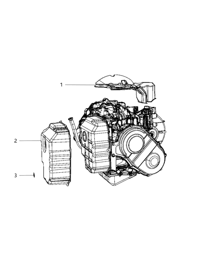 2012 Dodge Journey Mounting Covers And Shields Diagram