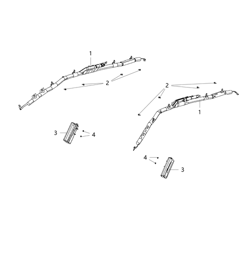 2021 Jeep Compass Air Bags, Side Diagram