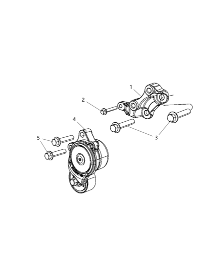 2011 Jeep Grand Cherokee Pulley & Related Parts Diagram 2
