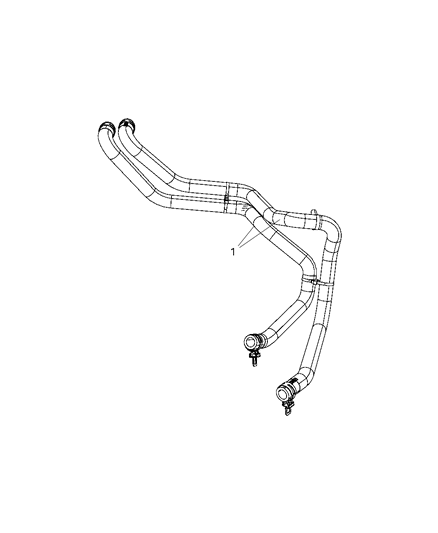 2009 Jeep Wrangler Heater Plumbing Diagram 1