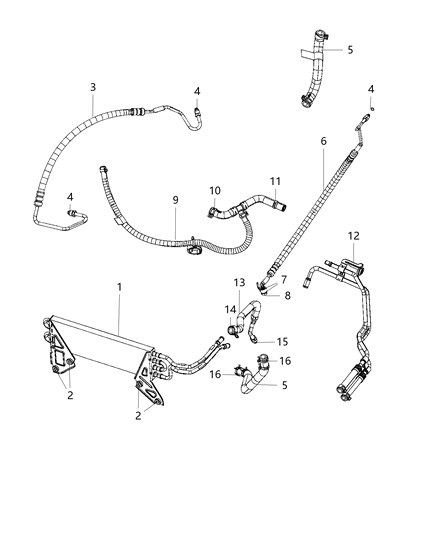 2019 Ram 2500 Power Steering Hose Diagram 2