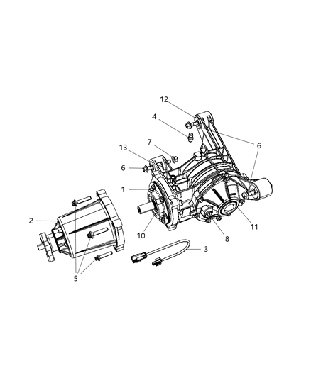 2008 Chrysler Pacifica Axle Assembly Diagram