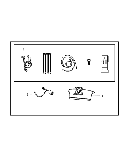 2008 Dodge Nitro Gps Kit-Vehicle Diagram for 82210209AB