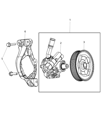 2013 Jeep Wrangler Power Steering Pump Diagram