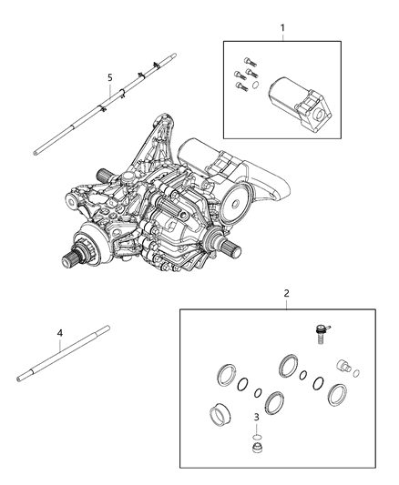 2018 Jeep Renegade Housing And Differential With Internal Components Diagram