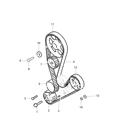 2019 Ram ProMaster 3500 Timing System Diagram 1