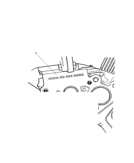 2006 Dodge Grand Caravan I.D. Location Diagram 3