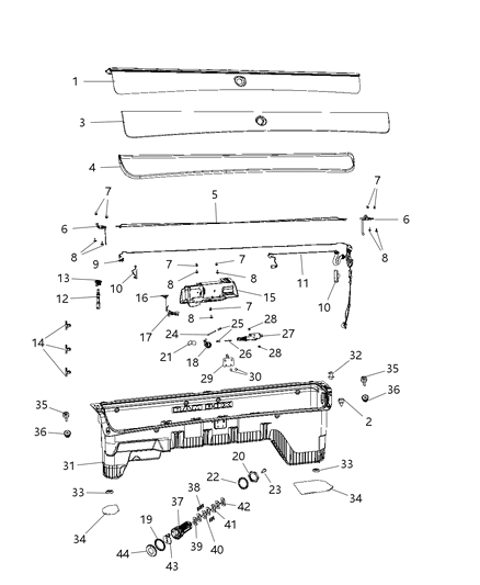 2016 Ram 1500 Ram Box Diagram