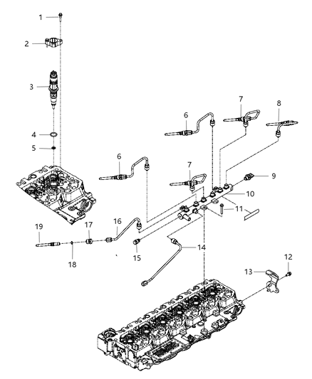 2012 Ram 3500 Fuel Injection Plumbing Diagram