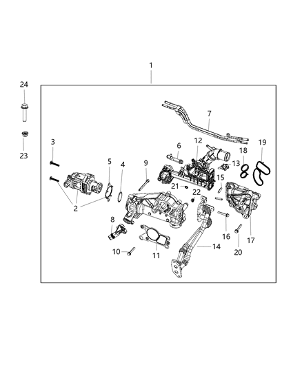 2018 Jeep Compass Bolt-Special Head Diagram for 68122690AA