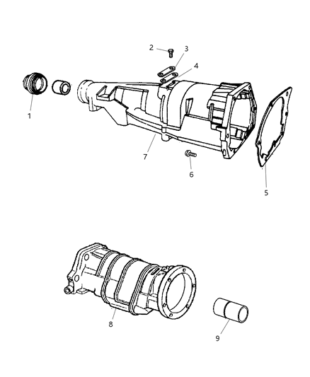 1998 Dodge Dakota Extension Diagram 2