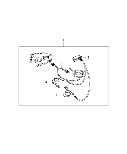 2015 Dodge Dart Hands Fre-Cellular Phone Diagram for 82213050