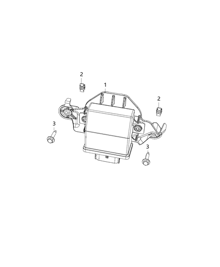 2020 Ram 1500 Modules, Body Diagram 2