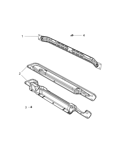 2010 Chrysler PT Cruiser Radiator Support Diagram