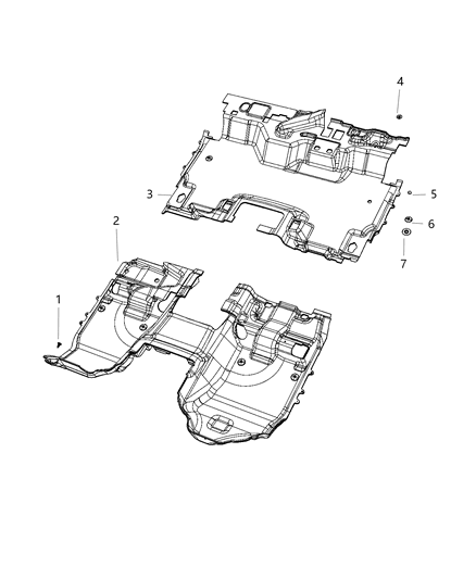 2021 Ram 1500 Carpet, Complete Diagram 1