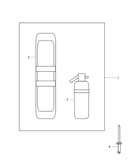 2012 Ram 3500 Emergency Kit Diagram