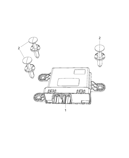 2019 Ram 1500 Module, Gateway Diagram