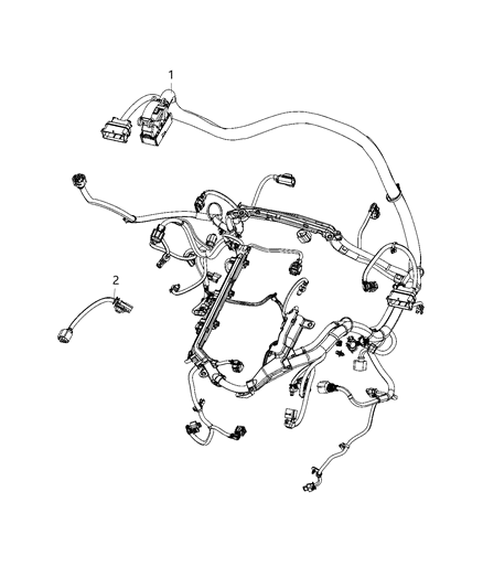 2021 Jeep Wrangler Wiring, Engine Diagram 1