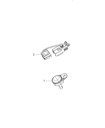 2020 Jeep Grand Cherokee Lamps, Interior Diagram 2