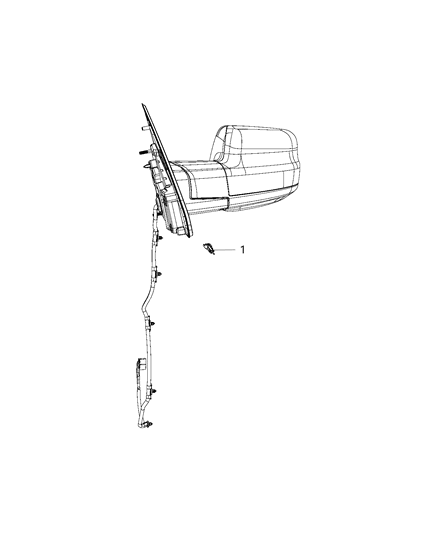 2019 Ram 1500 Sensor, Ambient Temperature Diagram