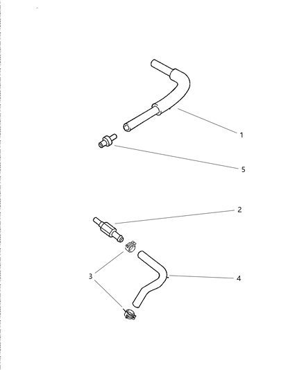 1997 Chrysler Cirrus Crankcase Ventilation Diagram 1