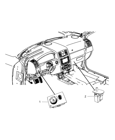 2011 Chrysler 300 Switches Diagram