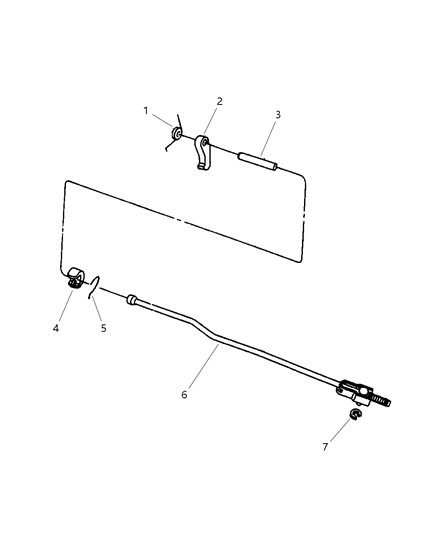 1999 Dodge Durango Parking Sprag Diagram 3