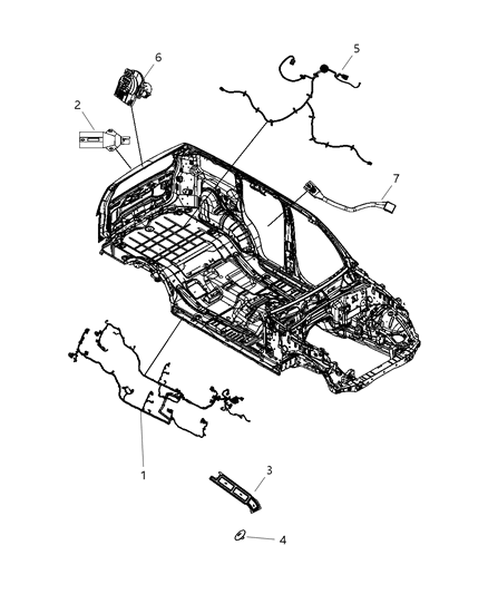 2007 Dodge Nitro Wiring - Body & Accessory Diagram