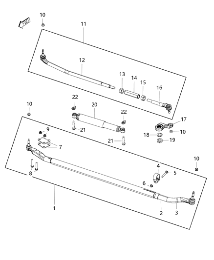 2015 Ram 3500 Steering Linkage Diagram