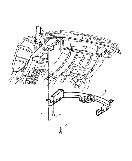 2004 Jeep Grand Cherokee Rec Kit-Trailer Tow Diagram for 55136098AD