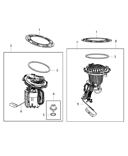 2011 Chrysler 300 Fuel Pump Module Diagram