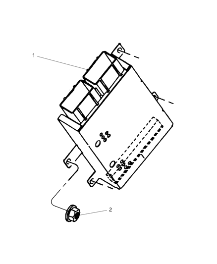 2001 Chrysler Prowler Powertrain Control Module Diagram for R4686966AA